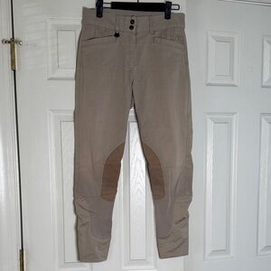 Ovation Women’s knee patch Riding Breeches in Tan